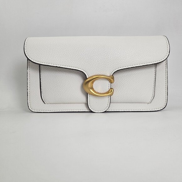 Elevated Coach Ivory Designer Bag - Picture 1 of 10